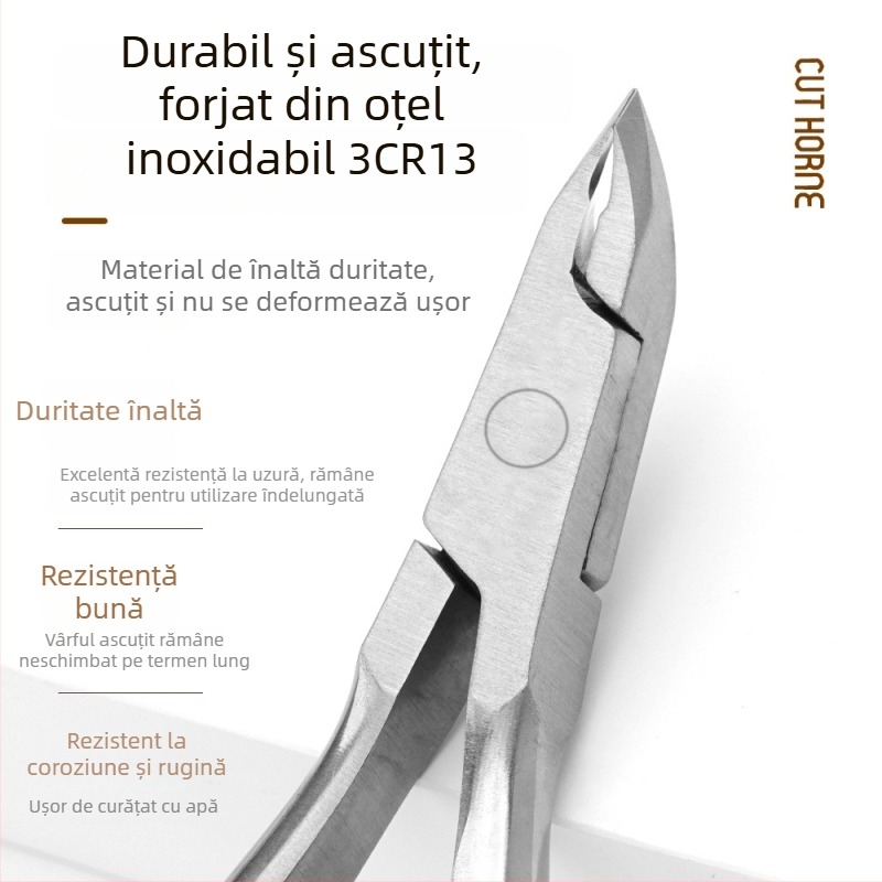 D07 Clește pentru cuticule, pedicură, lamă mică, instrument pentru îndepărtarea pielii moarte
