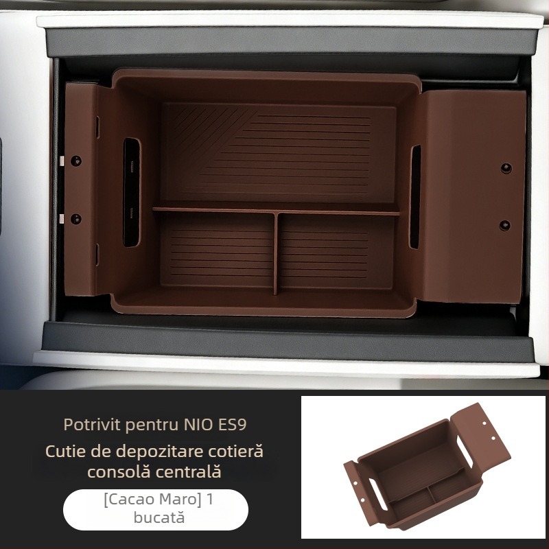 Covoraș de depozitare din silicon pentru consola centrală NIO ES9 – accesoriu pentru interiorul mașinii