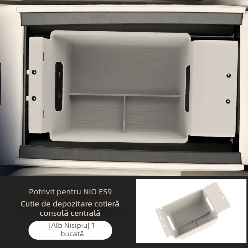Covoraș de depozitare din silicon pentru consola centrală NIO ES9 – accesoriu pentru interiorul mașinii