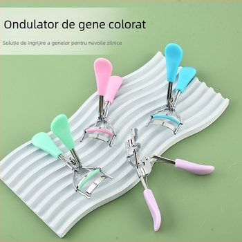 Ondulator colorat de gene cu unghi larg, mâner din plastic în formă de cioc de rață – instrument portabil de înfrumusețare