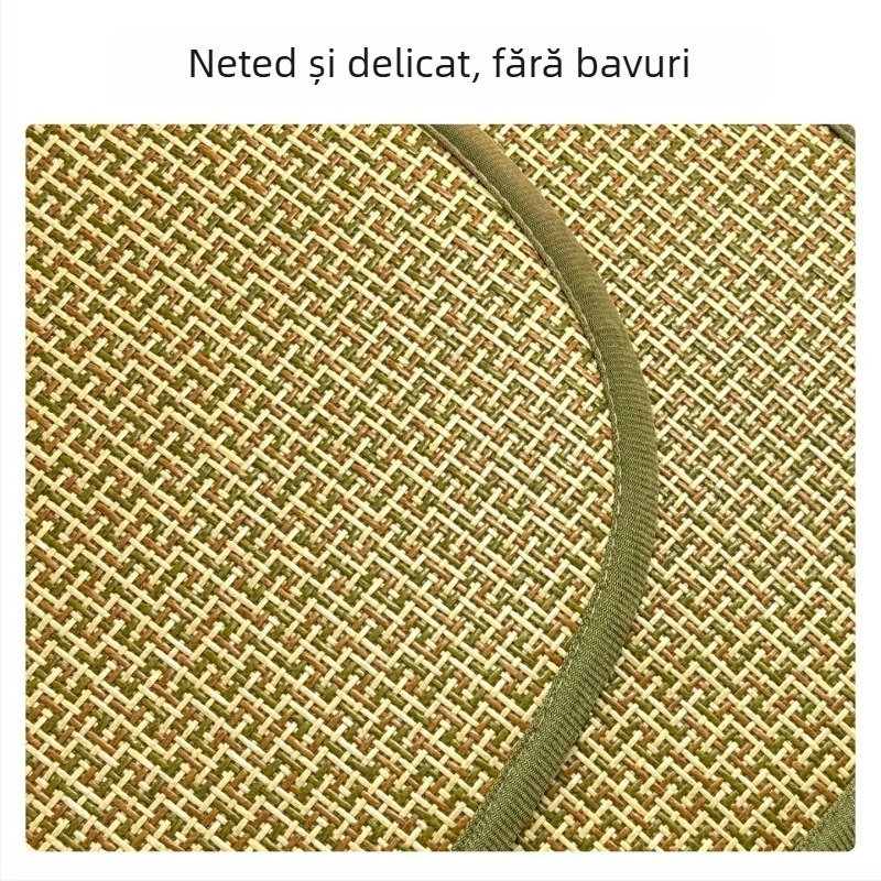 Perne de șezut din ratan pentru scaun, cu model în dungi, umplutură burete, îmbunătățite și groase