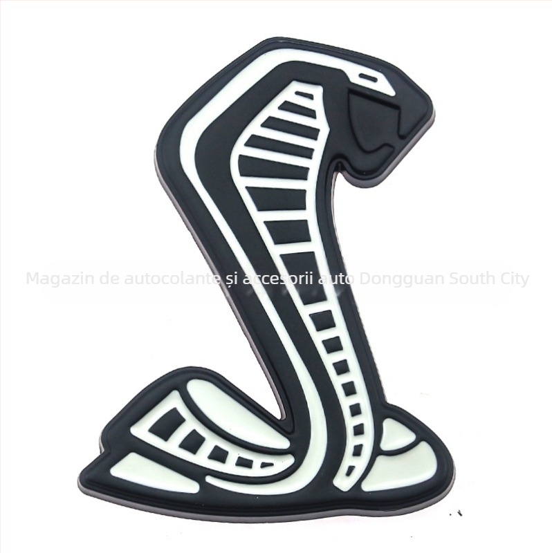 Sticker metalic pentru emblemă auto Ford Mustang GT500 Cobra Shelby