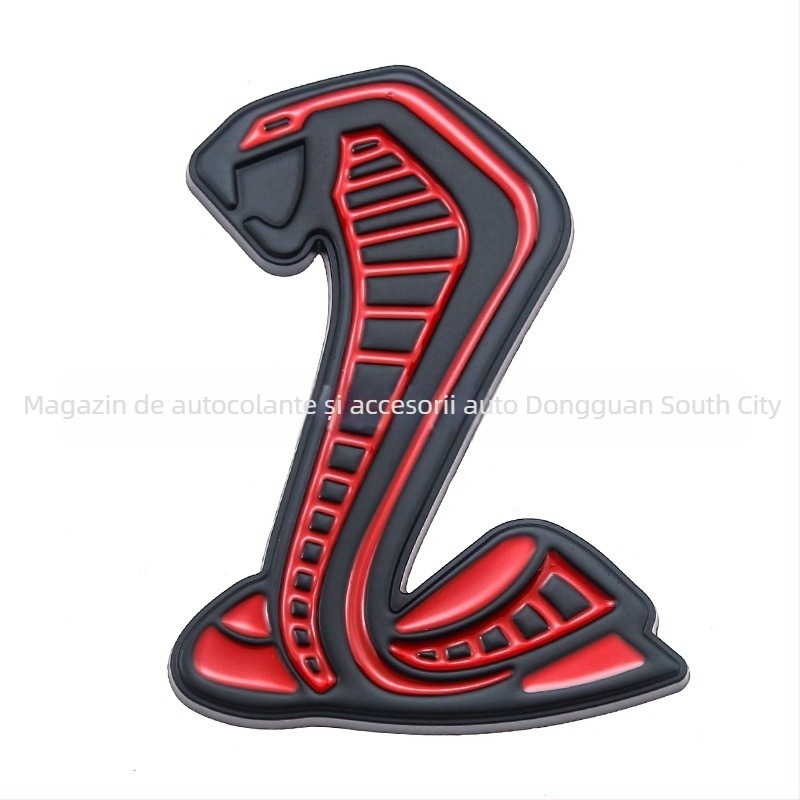 Sticker metalic pentru emblemă auto Ford Mustang GT500 Cobra Shelby