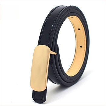 Curea PU pentru copii, cataramă netedă, accesoriu de înaltă calitate pentru rochii