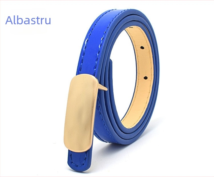 Curea PU pentru copii, cataramă netedă, accesoriu de înaltă calitate pentru rochii