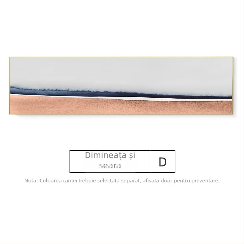 Peisaj abstract cu ocean – tablou decorativ pentru perete, dormitor și living, stil modern minimalist