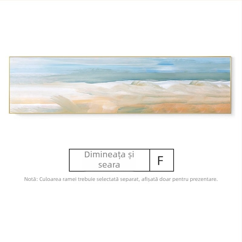 Peisaj abstract cu ocean – tablou decorativ pentru perete, dormitor și living, stil modern minimalist