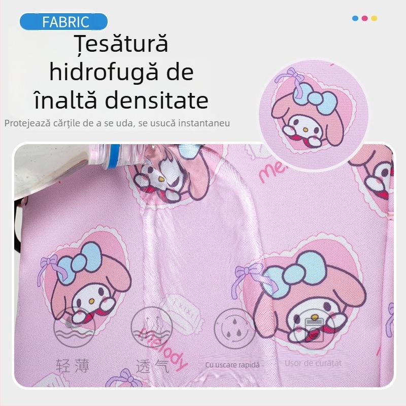 Geantă de umăr pentru copii cu logo care strălucește, design drăguț de desene animate, ușoară