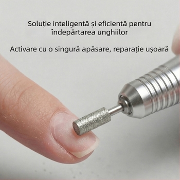 Mașină de polisare a unghiilor pentru saloane și uz casnic, freză electrică pentru îndepărtarea pielii moarte, dispozitiv de manichiură reîncărcabil