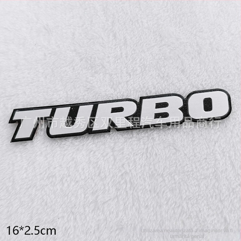 Sticker logo 3D din aluminiu pentru aripa laterală a mașinii, protecție împotriva zgârieturilor și decorare