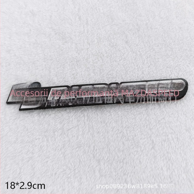 Sticker logo 3D din aluminiu pentru aripa laterală a mașinii, protecție împotriva zgârieturilor și decorare