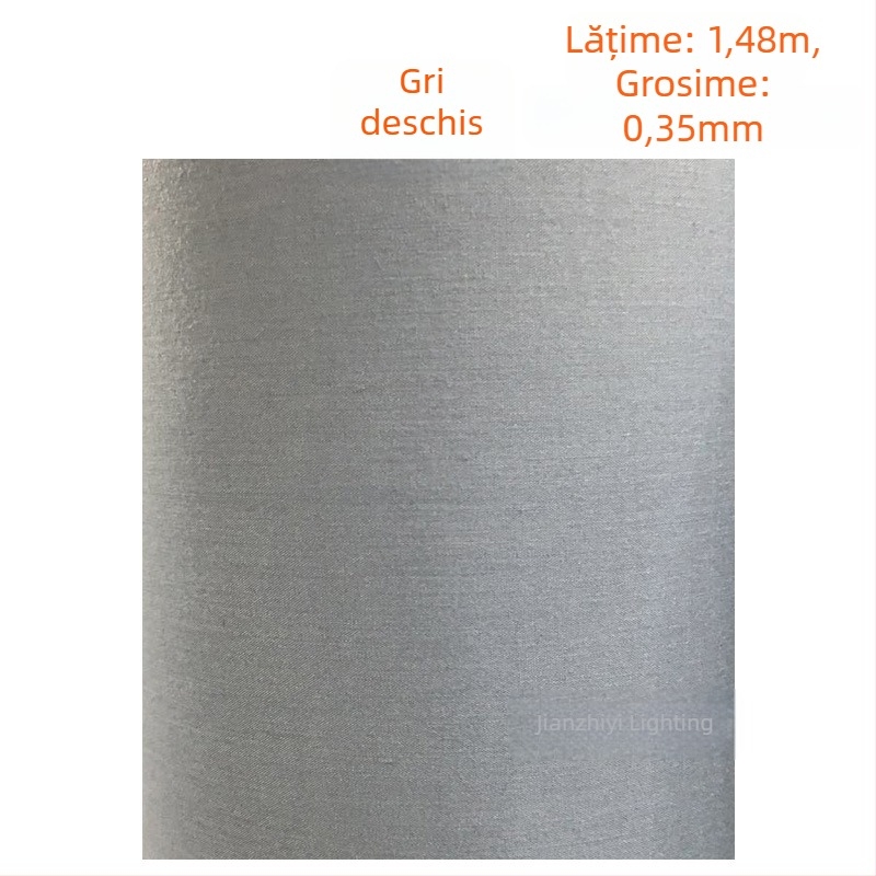 Set materiale pentru abajur DIY: țesătură TC, hârtie pergament, materiale colorate din bumbac și in pentru veioza de masă