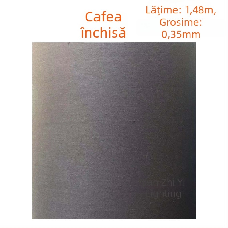 Set materiale pentru abajur DIY: țesătură TC, hârtie pergament, materiale colorate din bumbac și in pentru veioza de masă
