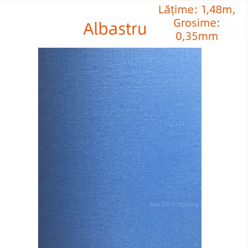 Set materiale pentru abajur DIY: țesătură TC, hârtie pergament, materiale colorate din bumbac și in pentru veioza de masă
