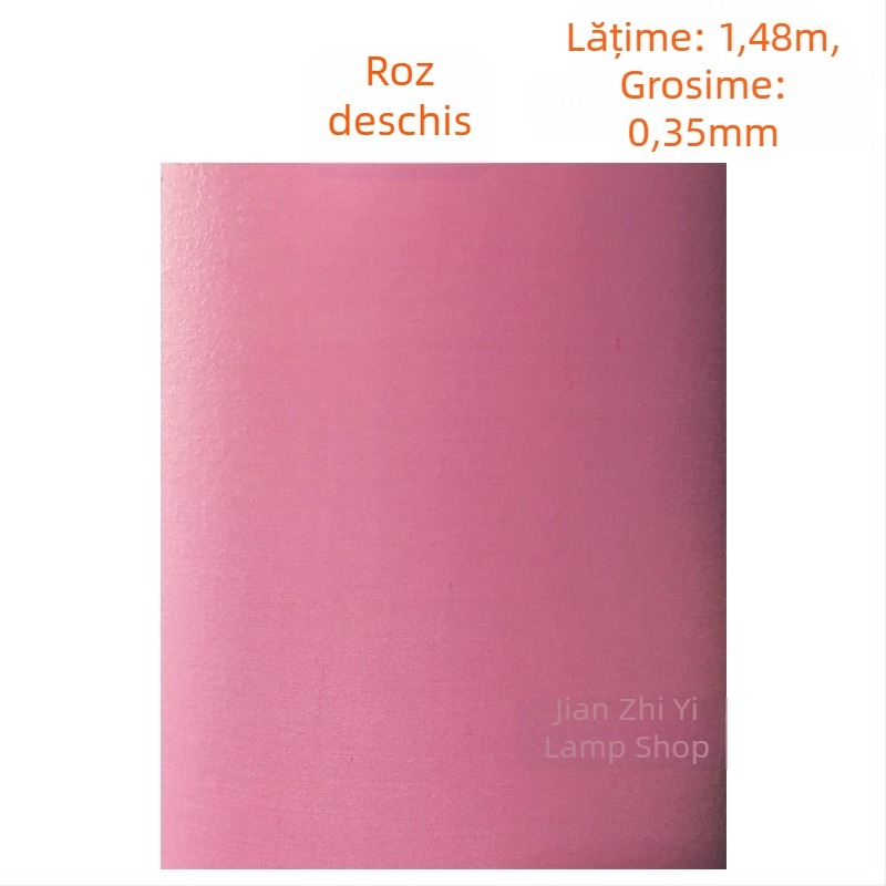Set materiale pentru abajur DIY: țesătură TC, hârtie pergament, materiale colorate din bumbac și in pentru veioza de masă