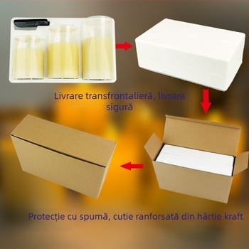 Lumânare LED într-un pahar de sticlă, alimentare cu baterii, cap de flacără, recuzită pentru jocuri de mister și crimă la masă, decor de Crăciun