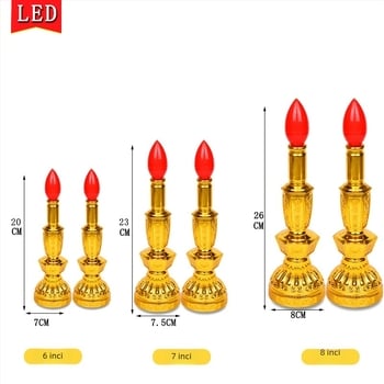 Lampă LED Guanyin - lumânare electrică pentru casă, alimentare cu baterie sau la priză, lampă a Zeului Bogăției