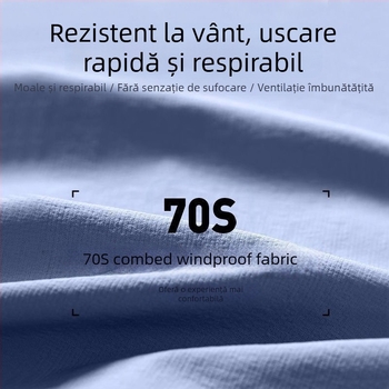 Jachetă sport cu glugă pentru bărbați, rezistentă la vânt, pentru drumeții, ciclism și alergare, uscare rapidă și protecție solară