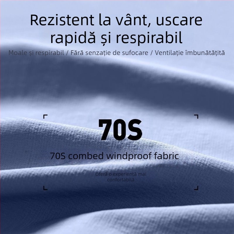 Jachetă sport cu glugă pentru bărbați, rezistentă la vânt, pentru drumeții, ciclism și alergare, uscare rapidă și protecție solară