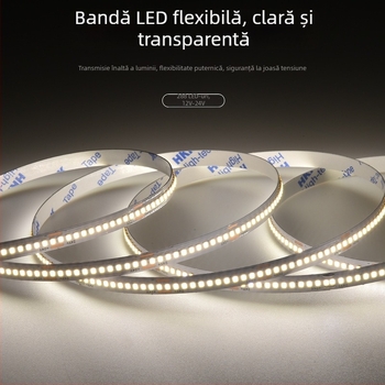 Bandă LED COB 24V, dimabilă, autoadezivă