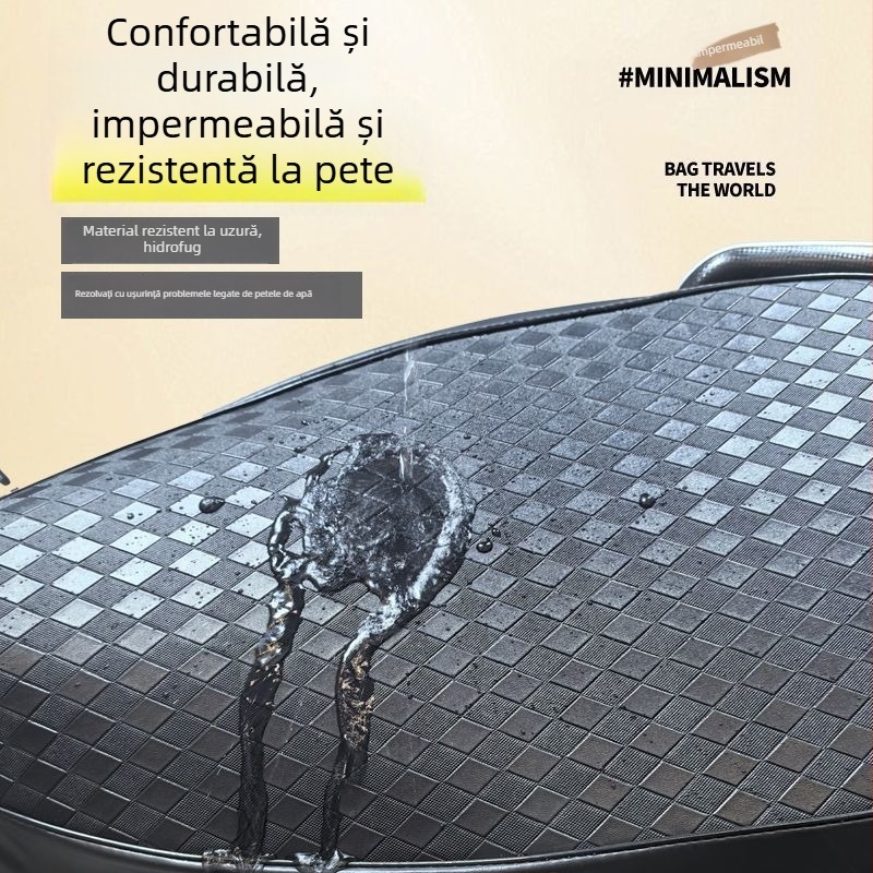 Husă pentru șa de motocicletă electrică din piele, impermeabilă și rezistentă la UV, pentru toate anotimpurile, confortabilă și durabilă.
