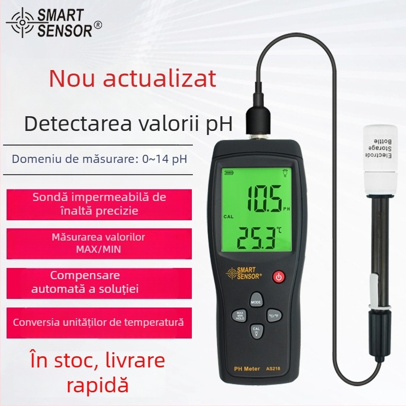 Xima AS218 tester de calitate a apei pentru acvariu: conductivitate și salinitate, senzor inteligent