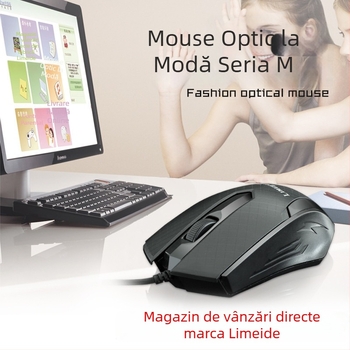 Limei 316 mouse USB cablat, cablu 1,8 m, pentru laptop și desktop
