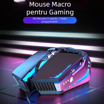 Set tastatură și mouse cu senzație mecanică reală pentru esports, cablu, pentru calculatoare desktop