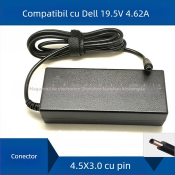 DELL 19.5V 4.62A 90W adaptor de alimentare FA90PM11 cu conector mic