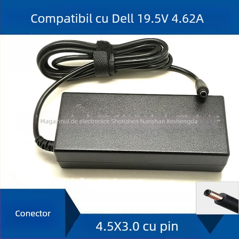 DELL 19.5V 4.62A 90W adaptor de alimentare FA90PM11 cu conector mic