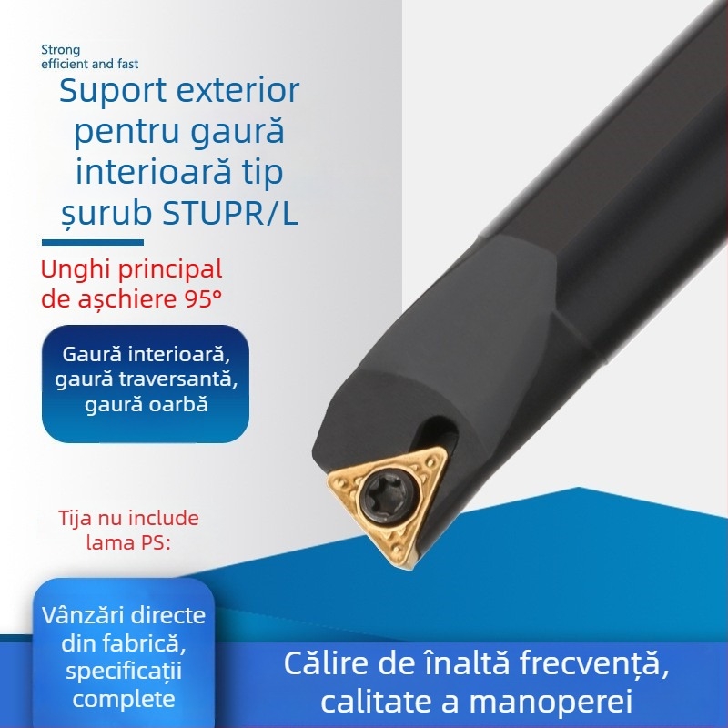 Unealtă CNC pentru gaură internă la strung – bară de frezat pentru gaură internă, 95° STUPR09/1103