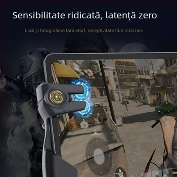Controler de joc fără fir cu feedback de forță pentru dispozitive Android și Apple, accesoriu pentru telefon și tabletă PUBG