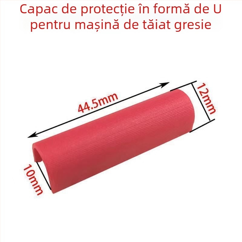 Set de accesorii pentru mașina de tăiat plăci și piatră: mâner de poziționare cu presiune rapidă, protecție pentru picior, tampon de cauciuc și șurub de presiune