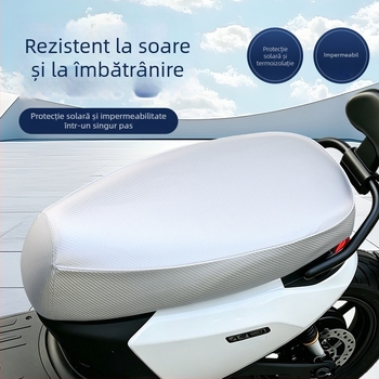 Husă de șezut din PU pentru vehicule electrice, impermeabilă, UV-rezistentă, universală pentru toate anotimpurile, îngroșată, antiderapantă, durabilă