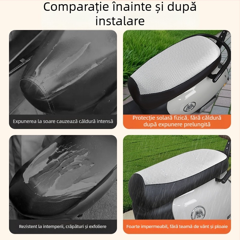 Husă de șezut pentru scuter electric Yadi Guanneng T5-M/H/D, protecție solară, universal pentru toate anotimpurile