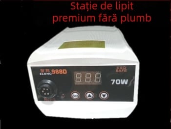 Stație de lipire Smart 988D cu temperatură constantă, 70W, fără plumb, afișaj digital