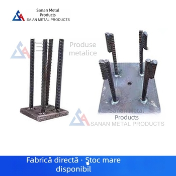 Piese încastrate pentru pereți cortina și structuri din oțel: accesorii pentru pereți cortina, rulmenți de pod, componente încastrate sudate, corpuri de iluminat pentru căile ferate