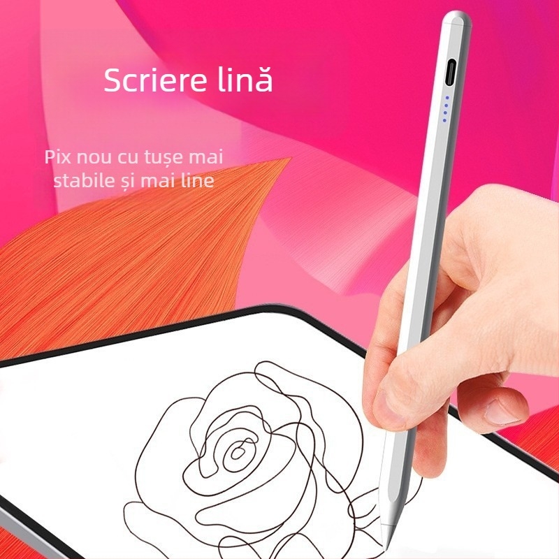 Stylus universal, stilou capacitiv pentru desen pe iPad, fără întârziere, stilou cu ecran tactil pentru telefoane și tablete